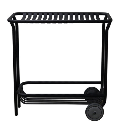 Euro Style - Enid 32inW Outdoor Cart, Black - 90780-BLK veiw 1