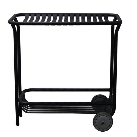 Euro Style - Enid 32inW Outdoor Cart, Black - 90780-BLK veiw 1