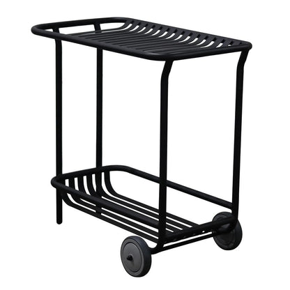 Euro Style - Enid 32inW Outdoor Cart, Black - 90780-BLK veiw 2