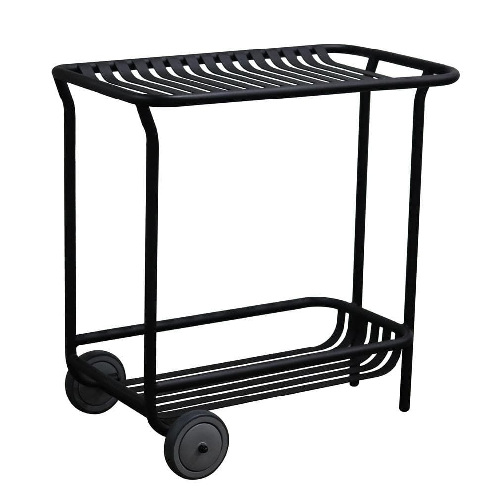 Euro Style - Enid 32inW Outdoor Cart, Black - 90780-BLK veiw 4