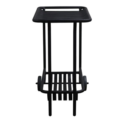 Euro Style - Enid 32inW Outdoor Cart, Black - 90780-BLK veiw 5