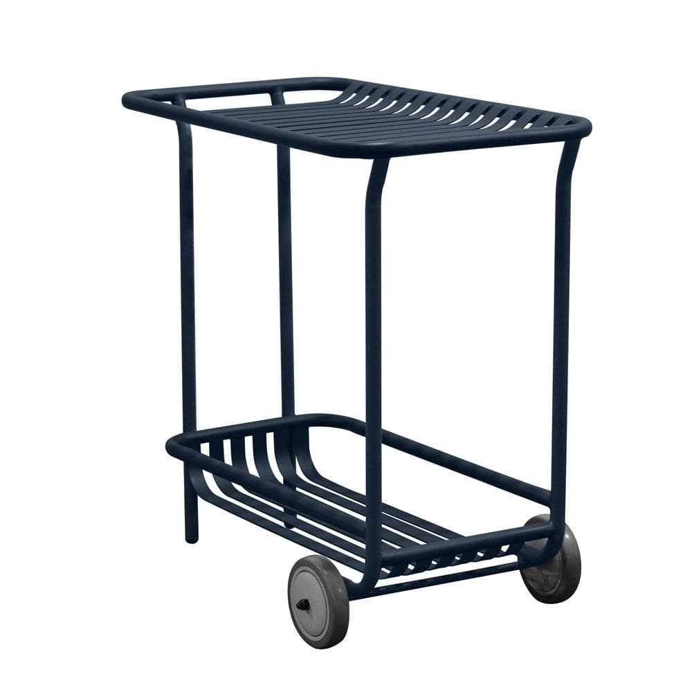 Euro Style - Enid 32inW Outdoor Cart, Dark Blue - 90780-DKBLU veiw 2
