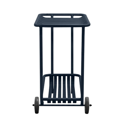 Euro Style - Enid 32inW Outdoor Cart, Dark Blue - 90780-DKBLU veiw 3