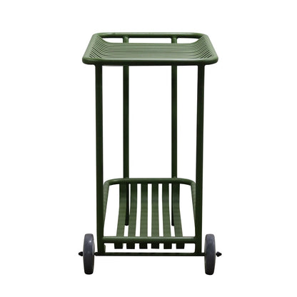 Euro Style - Enid 32inW Outdoor Cart, Dark Green - 90780-DKGRN veiw 3