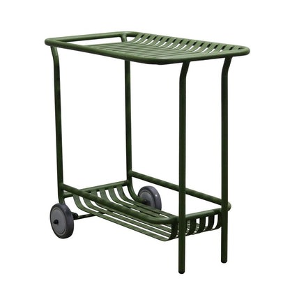 Euro Style - Enid 32inW Outdoor Cart, Dark Green - 90780-DKGRN veiw 4