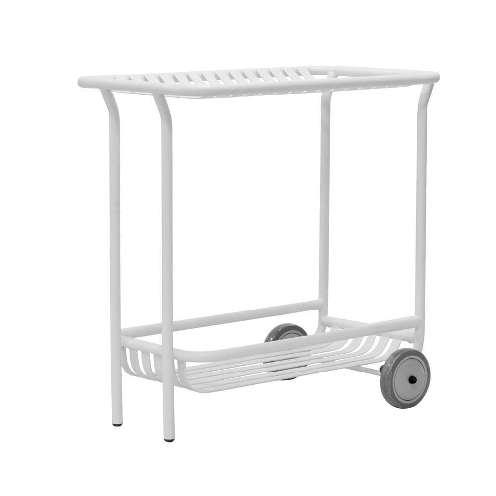Euro Style - Enid 32inW Outdoor Cart, White - 90780-WHT veiw 2