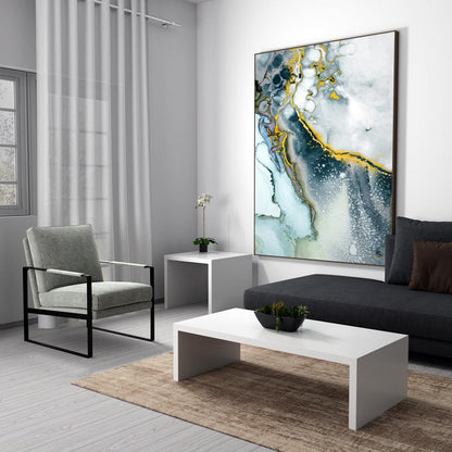 Euro Style - Abby 47inW Coffee Table, High Gloss White - 09704WHT veiw 5