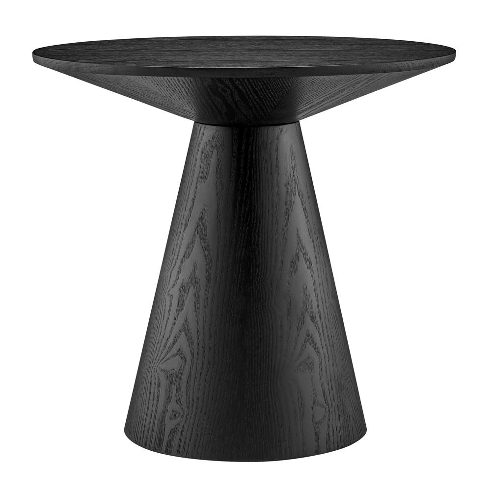 Euro Style - Wesley 24inW Round Side Table, Matte Black - 38886BLK-KIT veiw 1