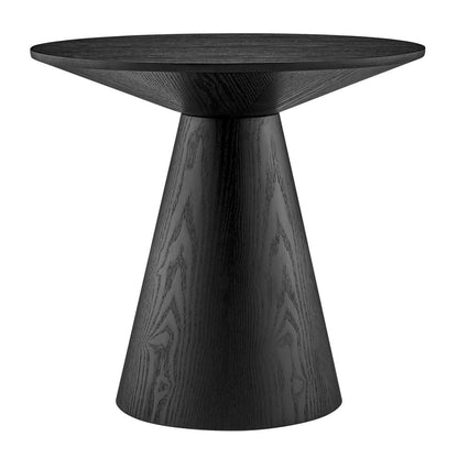 Euro Style - Wesley 24inW Round Side Table, Matte Black - 38886BLK-KIT veiw 1