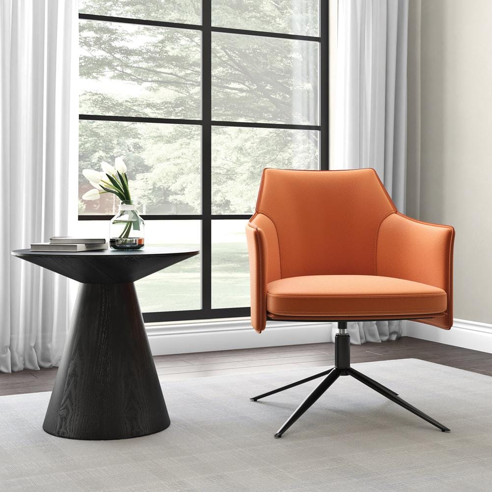 Euro Style - Wesley 24inW Round Side Table, Matte Black - 38886BLK-KIT veiw 5