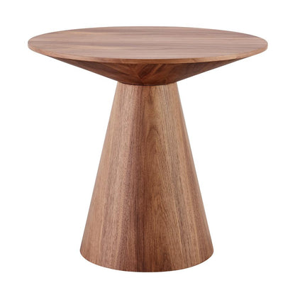 Euro Style - Wesley 24inW Round Side Table, Walnut - 38886WAL-KIT veiw 1