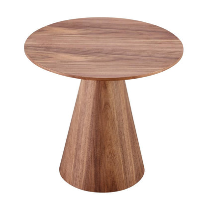 Euro Style - Wesley 24inW Round Side Table, Walnut - 38886WAL-KIT veiw 2