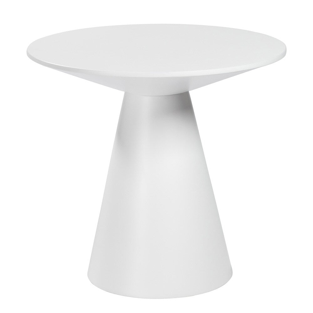Euro Style - Wesley 24inW Round Side Table, Matte White - 38886WHT-KIT veiw 1