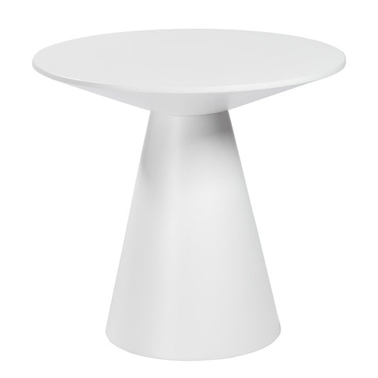 Euro Style - Wesley 24inW Round Side Table, Matte White - 38886WHT-KIT veiw 1