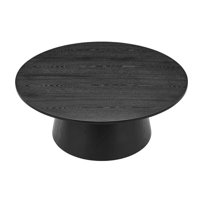 Euro Style - Wesley 36inW Round Coffee Table, Black - 39013BLK-KIT veiw 2