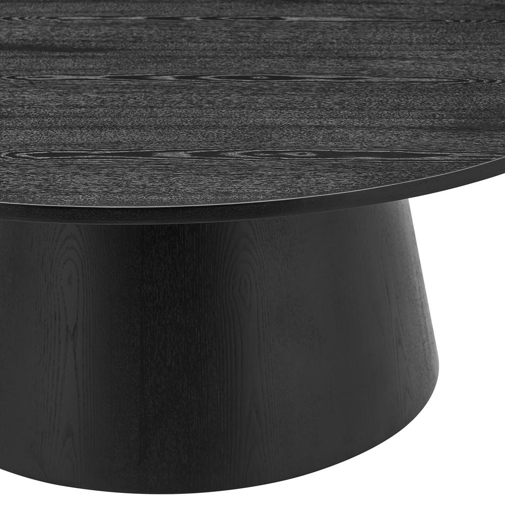 Euro Style - Wesley 36inW Round Coffee Table, Black - 39013BLK-KIT veiw 4