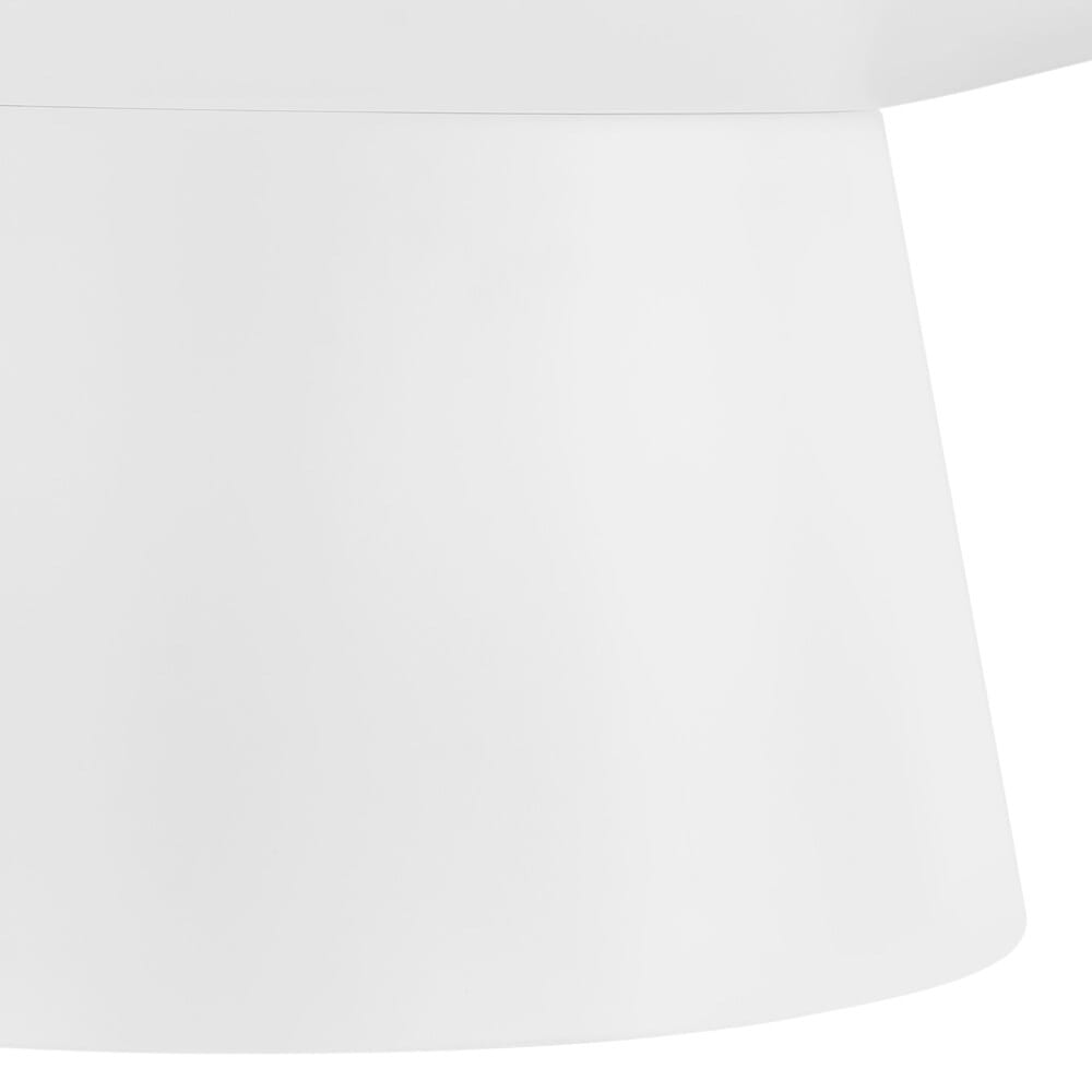 Euro Style - Wesley 36inW Round Coffee Table, Matte White - 39013WHT-KIT veiw 3