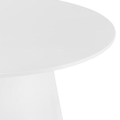Euro Style - Wesley 36inW Round Coffee Table, Matte White - 39013WHT-KIT veiw 4