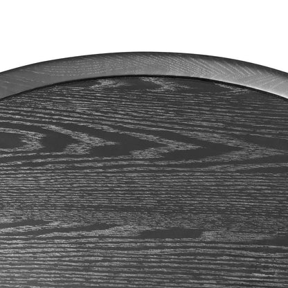 Euro Style - Niklaus 36inW Round Coffee Table, Black Ash/Black - 90274BLK veiw 4