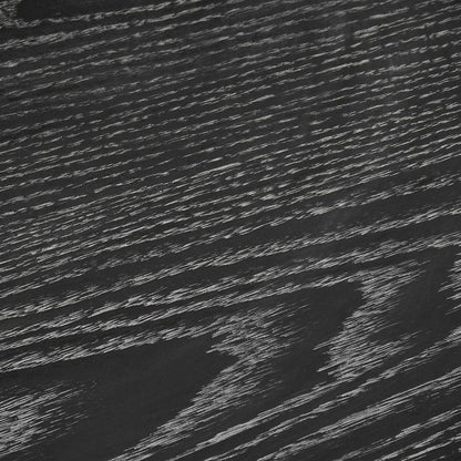 Euro Style - Niklaus 22inW Round Side Table, Black Ash/Black - 90276BLK veiw 5