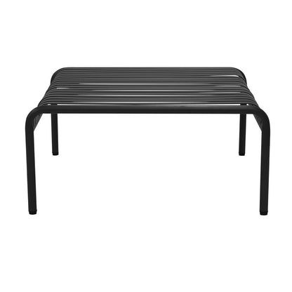 Euro Style - Enid 36inW Outdoor Coffee Table, Black - 90726-BLK veiw 3