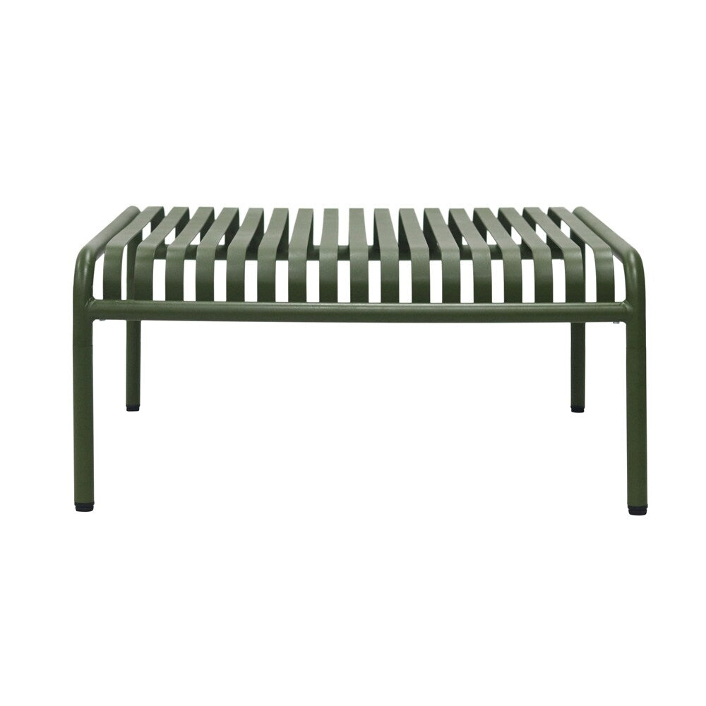 Euro Style - Enid 36inW Outdoor Coffee Table, Dark Green - 90726-DKGRN veiw 1