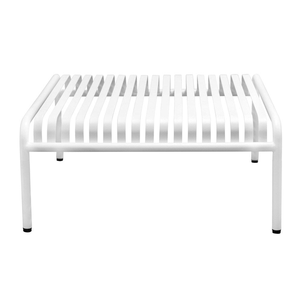 Euro Style - Enid 36inW Outdoor Coffee Table, White - 90726-WHT veiw 1