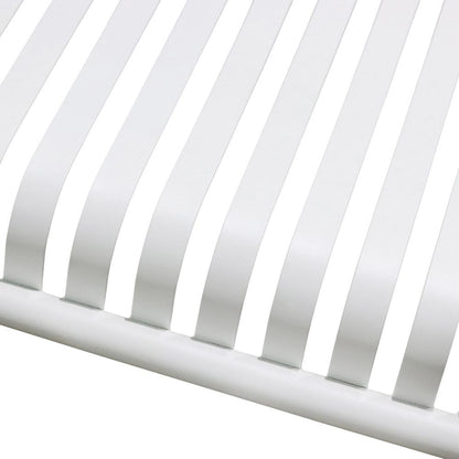 Euro Style - Enid 36inW Outdoor Coffee Table, White - 90726-WHT veiw 4