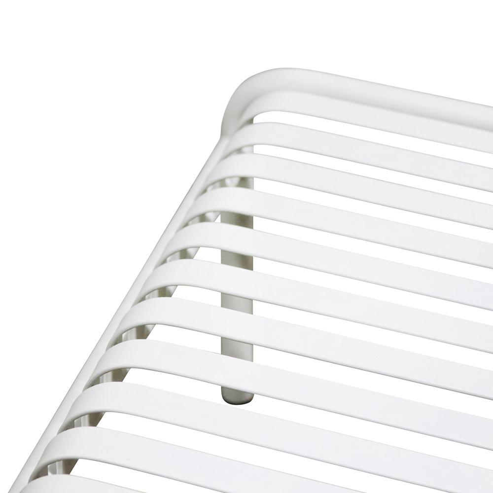 Euro Style - Enid 36inW Outdoor Coffee Table, White - 90726-WHT veiw 5