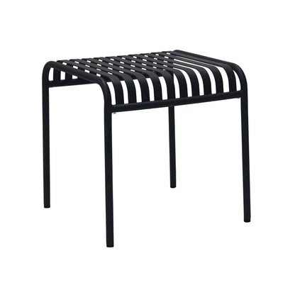 Euro Style - Enid 23inW Outdoor Side Table, Black - 90728-BLK veiw 3