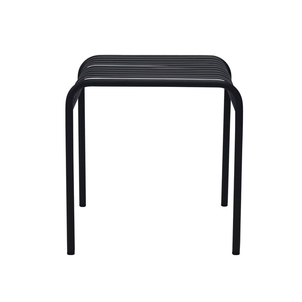 Euro Style - Enid 23inW Outdoor Side Table, Black - 90728-BLK veiw 5