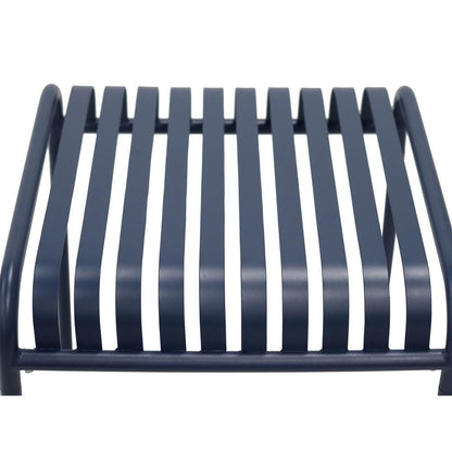 Euro Style - Enid 23inW Outdoor Side Table, Dark Blue - 90728-DKBLU veiw 6