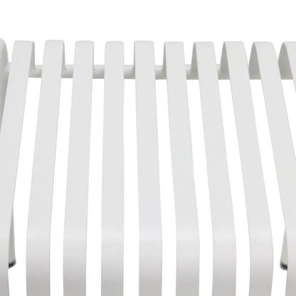 Euro Style - Enid 23inW Outdoor Side Table, White - 90728-WHT veiw 5