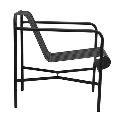 Euro Style - Enid Outdoor Lounge Chair, Black - 90736-BLK veiw 3