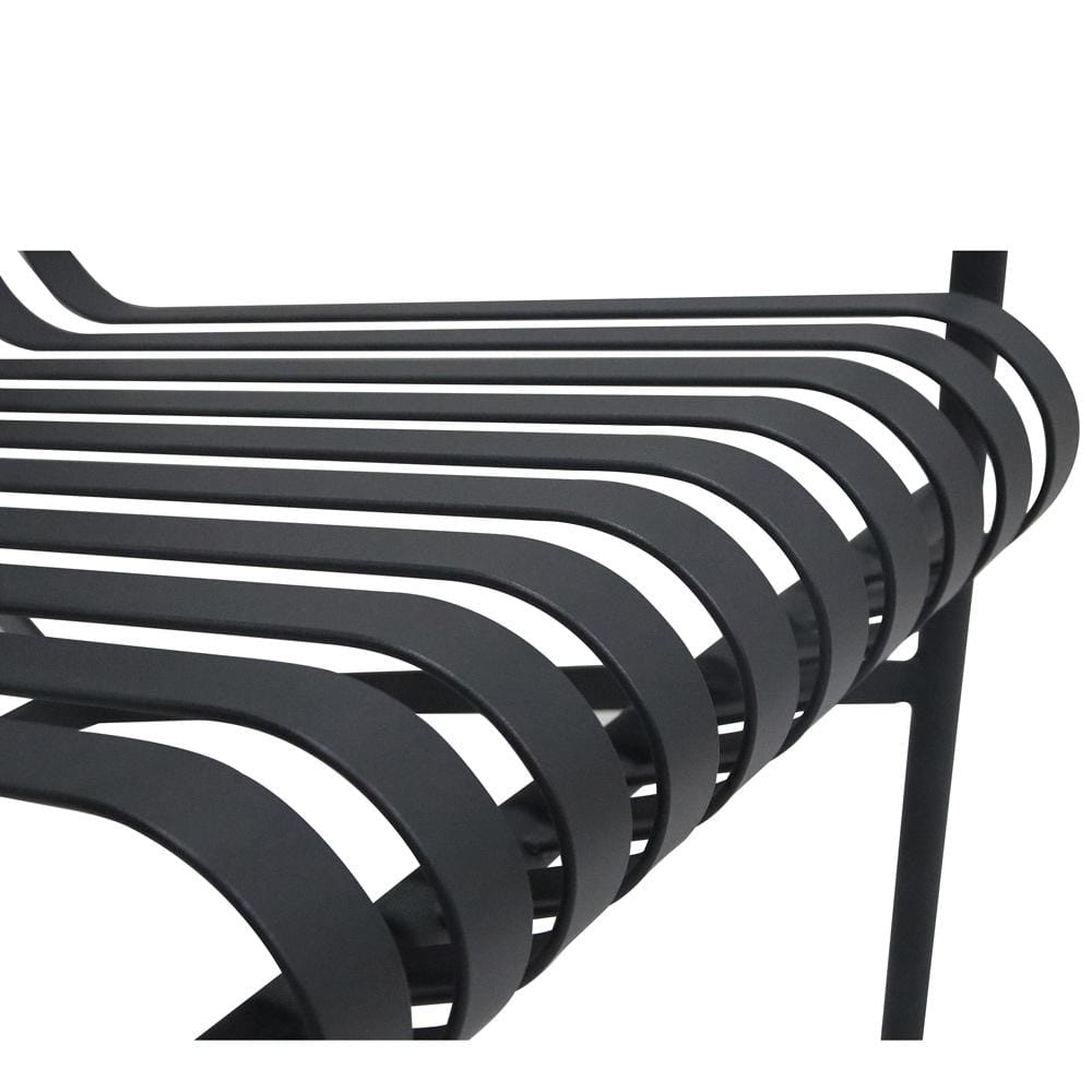 Euro Style - Enid Outdoor Lounge Chair, Black - 90736-BLK veiw 6