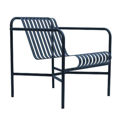Euro Style - Enid Outdoor Lounge Chair, Dark Blue - 90736-DKBLU veiw 2