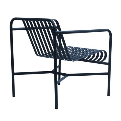Euro Style - Enid Outdoor Lounge Chair, Dark Blue - 90736-DKBLU veiw 4