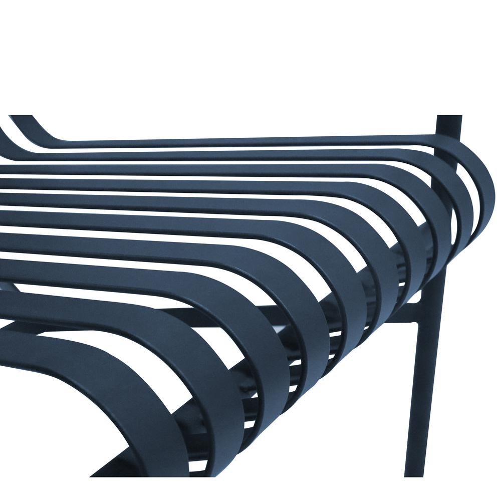 Euro Style - Enid Outdoor Lounge Chair, Dark Blue - 90736-DKBLU veiw 5