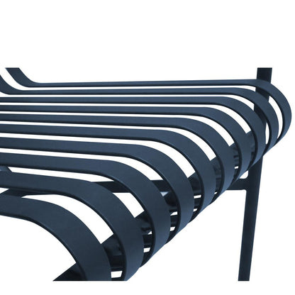 Euro Style - Enid Outdoor Lounge Chair, Dark Blue - 90736-DKBLU veiw 5