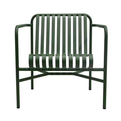 Euro Style - Enid Outdoor Lounge Chair, Dark Green - 90736-DKGRN veiw 1