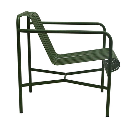 Euro Style - Enid Outdoor Lounge Chair, Dark Green - 90736-DKGRN veiw 3