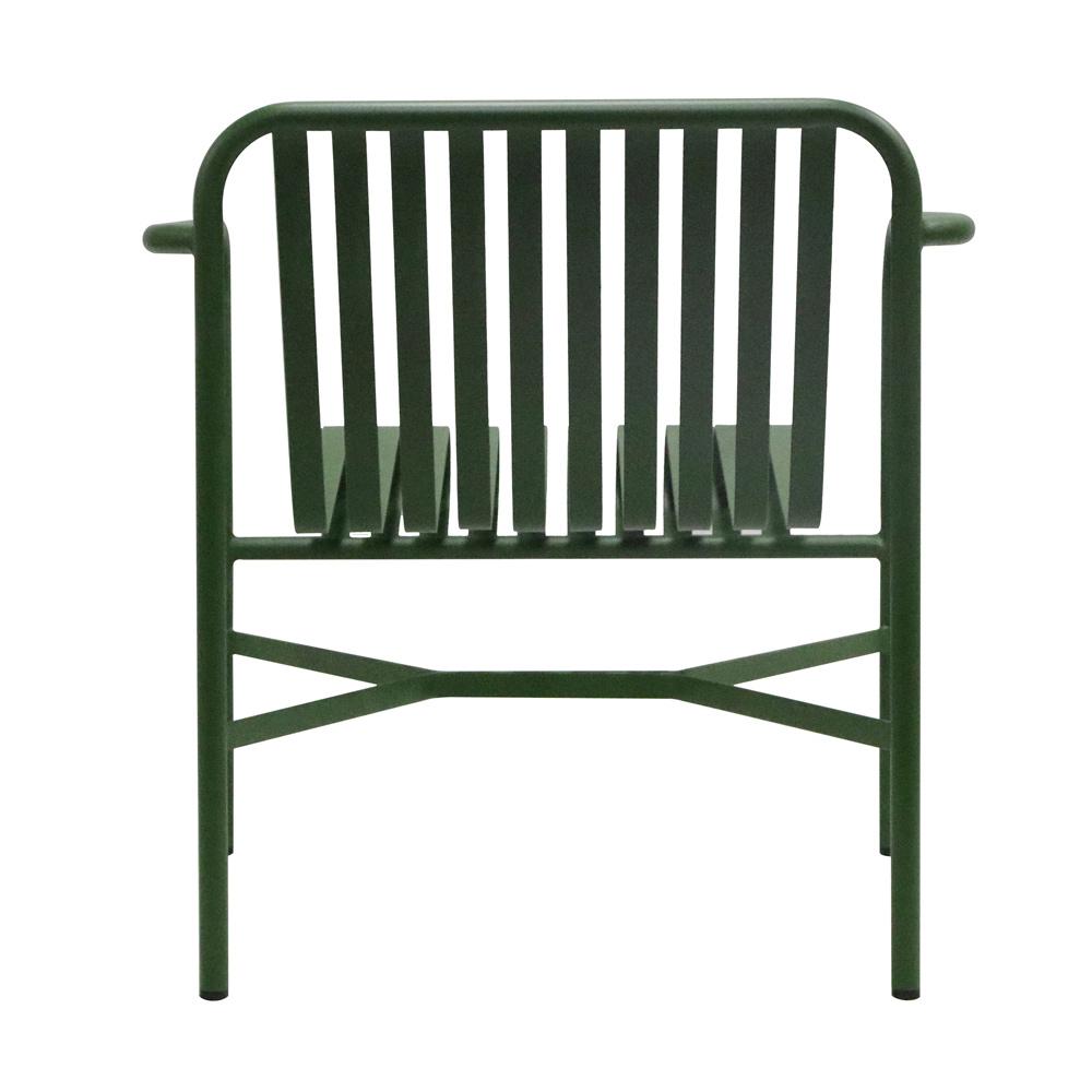 Euro Style - Enid Outdoor Lounge Chair, Dark Green - 90736-DKGRN veiw 5