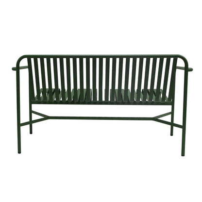 Euro Style - Enid Outdoor Loveseat, Dark Green - 90738-DKGRN veiw 5