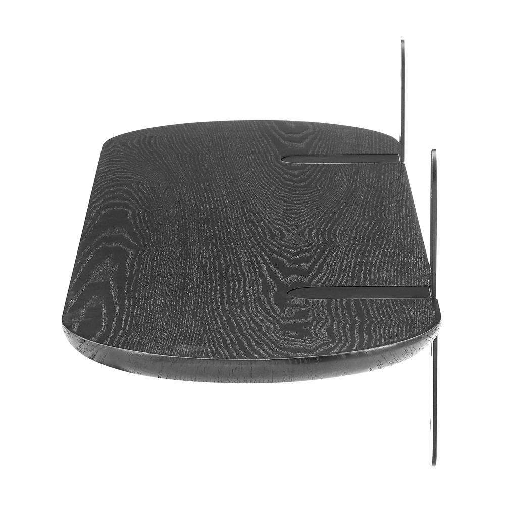 Euro Style - Catalina 36inW Floating Shelf, Black - 90952-BLK veiw 3
