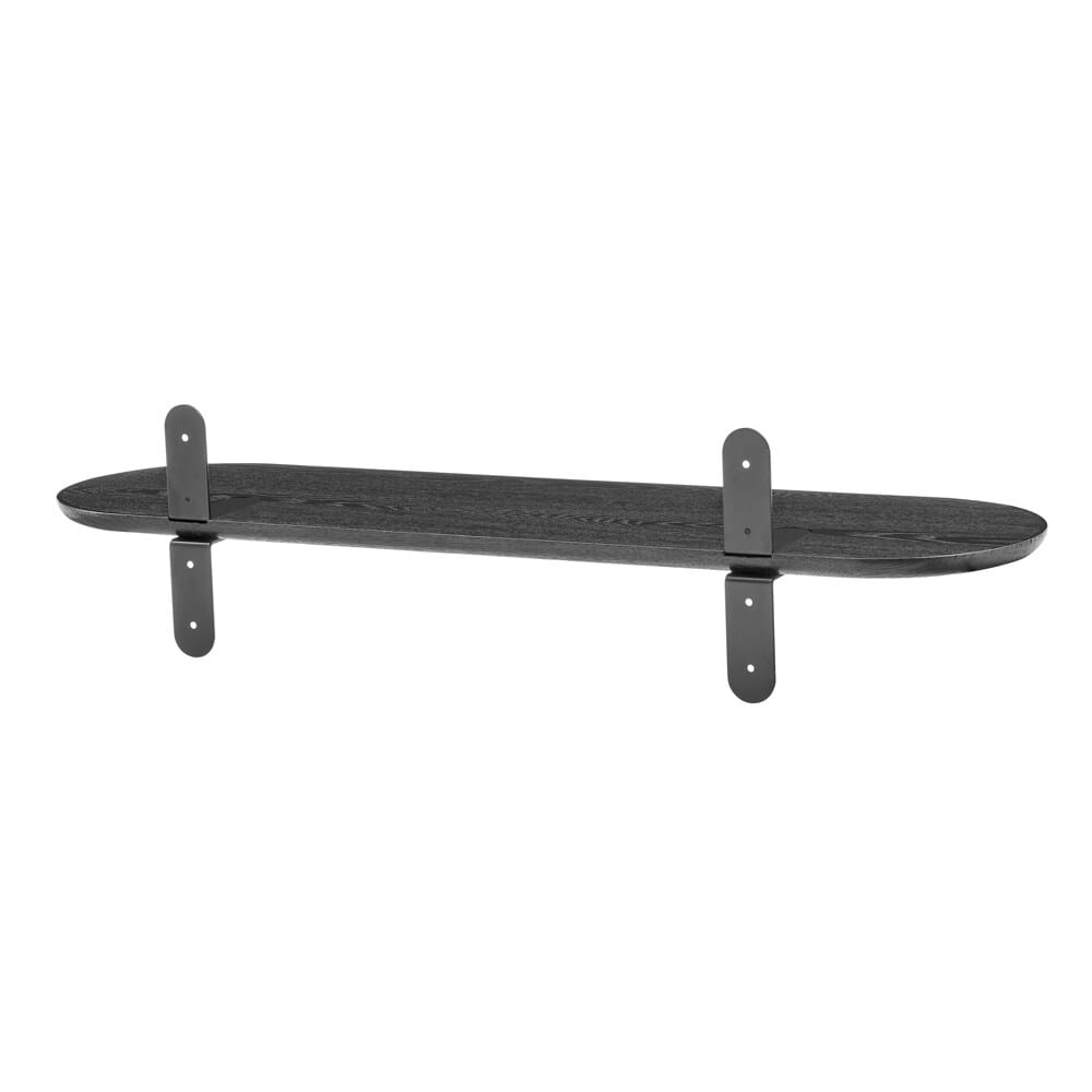 Euro Style - Catalina 36inW Floating Shelf, Black - 90952-BLK veiw 4