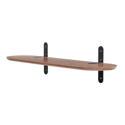 Euro Style - Catalina 36inW Floating Shelf, American Walnut - 90952-WAL veiw 2