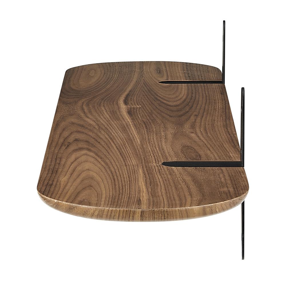 Euro Style - Catalina 36inW Floating Shelf, American Walnut - 90952-WAL veiw 3