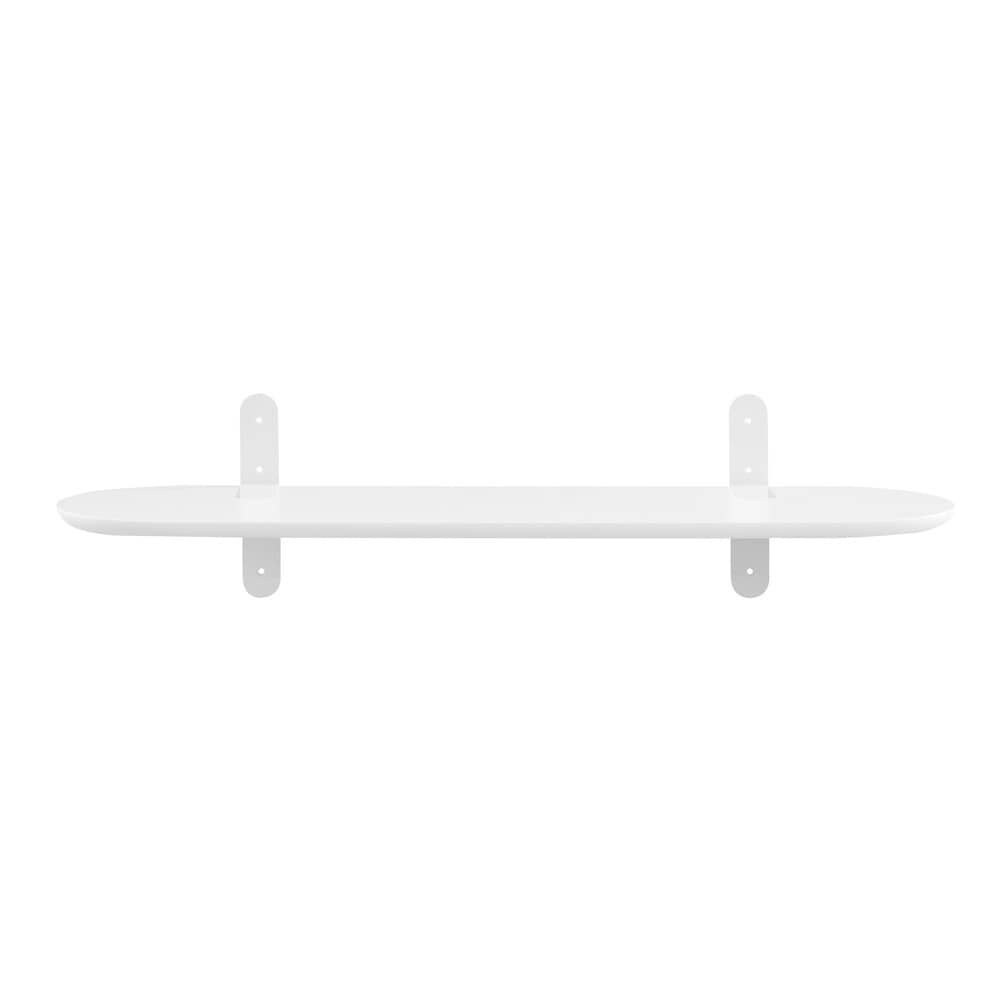 Euro Style - Catalina 36inW Floating Shelf, Matte White Lacquer - 90952-WHT veiw 1