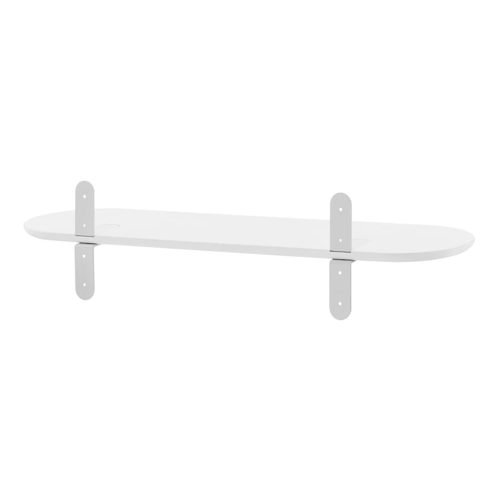 Euro Style - Catalina 36inW Floating Shelf, Matte White Lacquer - 90952-WHT veiw 4
