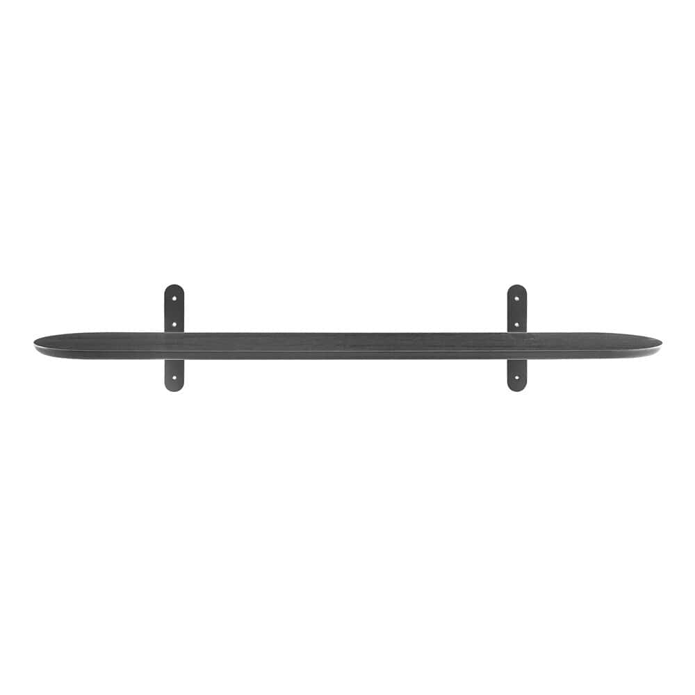 Euro Style - Catalina 47inW Floating Shelf, Black - 90954-BLK veiw 1